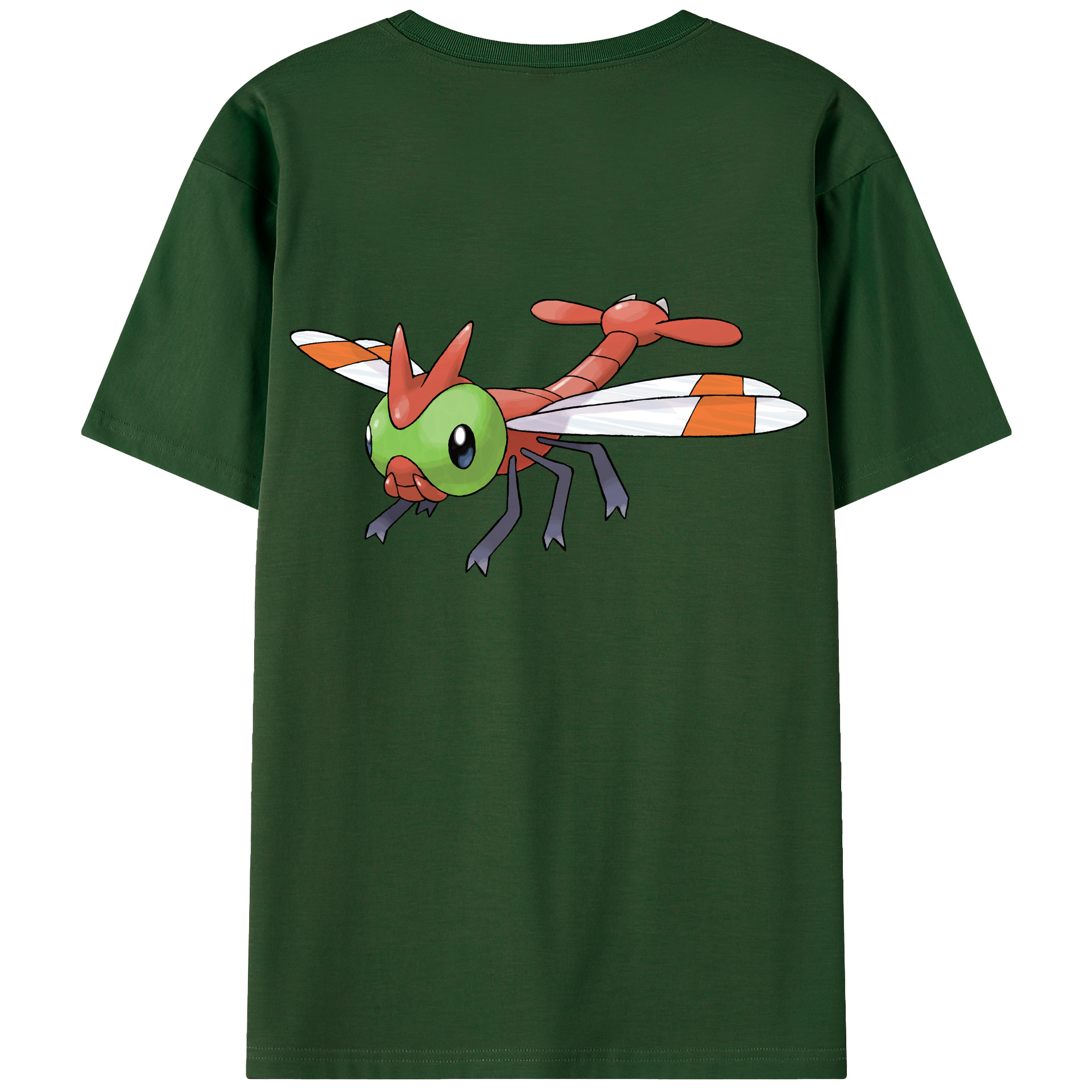 （画像用） ポケットモンスター Pokémon 綿100％半袖Tシャツ（背面プリント）